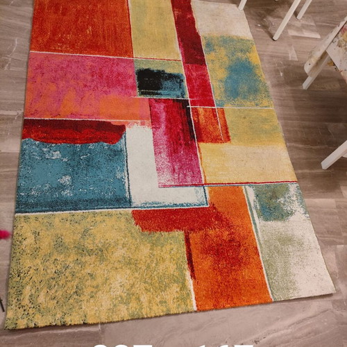 Rugs and runners used, set of 8 pieces, modern and classic styles