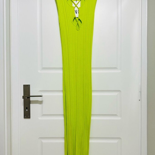 Zara light green knitted dress new with tag
