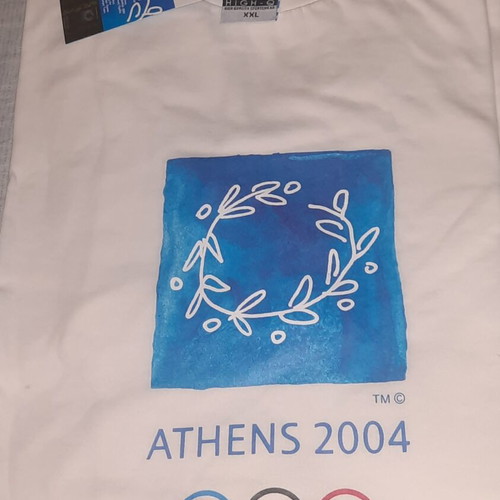Olympic Games 2004 authentic t-shirt new XXL