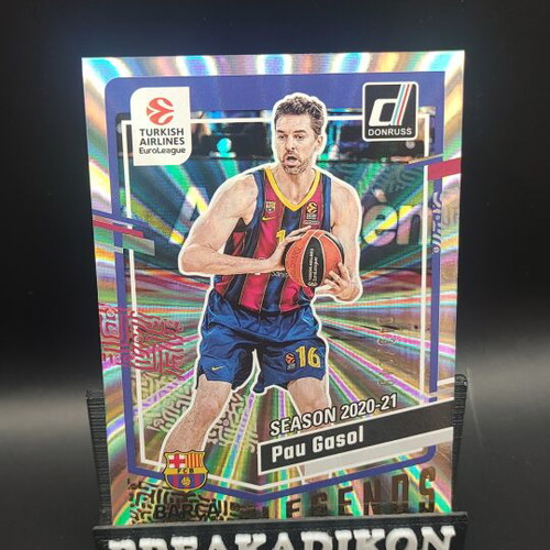 Pau Gasol 2023-24 Donruss Turkish Airlines Euroleague #170 Holo Laser