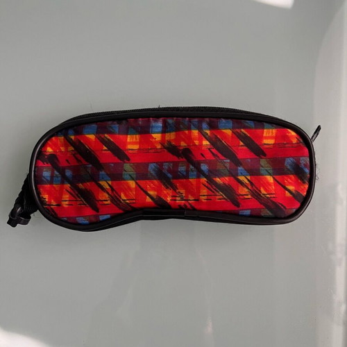 Soft glasses case used, colorful with zipper