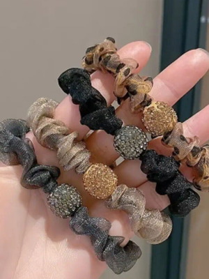 Hair ties new, set of 4 pieces