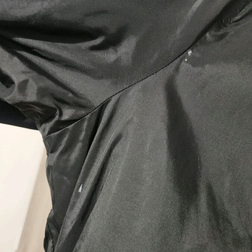 Bomber jacket used, size L, black with stain