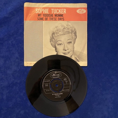 Sophie Tucker 7 Inch Mercury Records Single Used, Folk