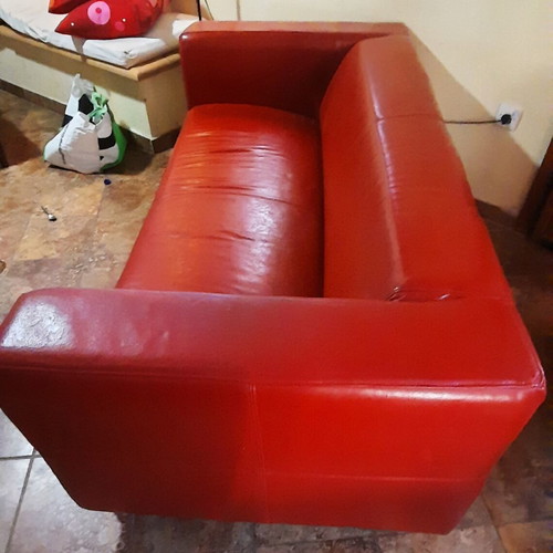 IKEA leather sofa like new