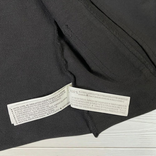 Zara short-sleeve jacket sweatshirt material size M new, charcoal grey