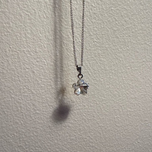 Swarovski necklace new, silver