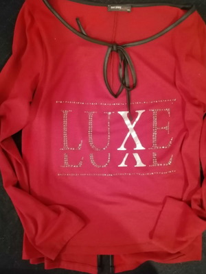 Blouse used M/L red very good quality
