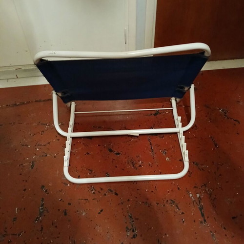 Backrest support used with adjustable 6-position foldable frame