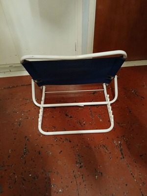 Backrest support used with adjustable 6-position foldable frame