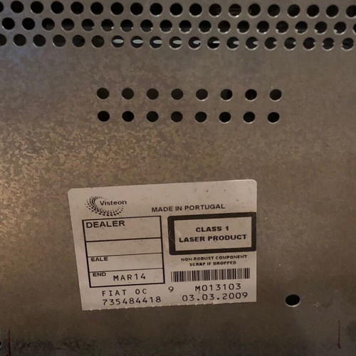 Fiat Bravo Radio CD - Mp3 used, Official 2007-2014