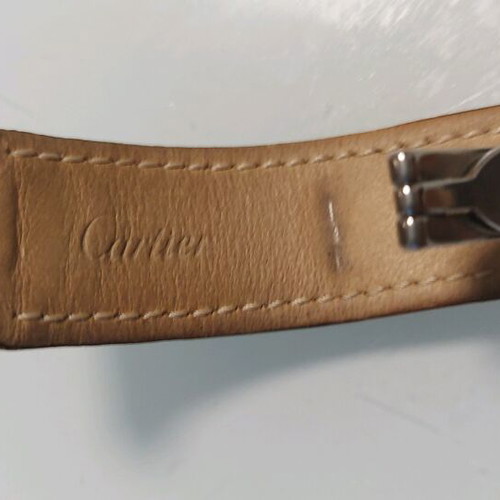 Leather strap for Cartier Roadster watch used