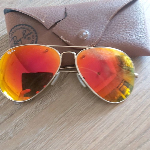 Rayban Aviator large metal used