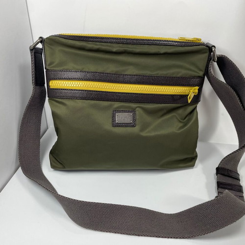 Dolce & Gabbana Canvas Messenger Bag like new, green