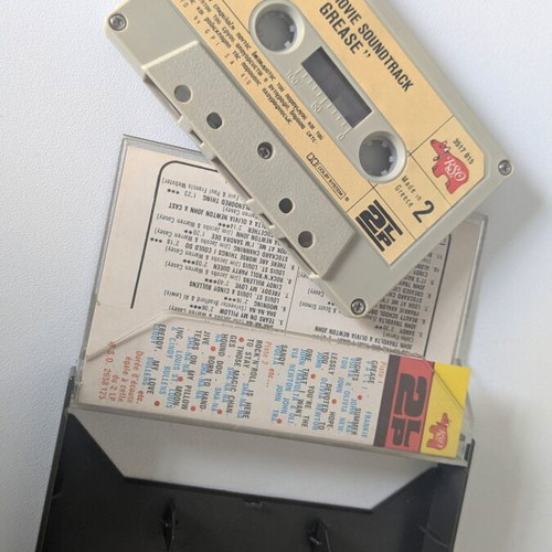 Grease original soundtrack cassette used