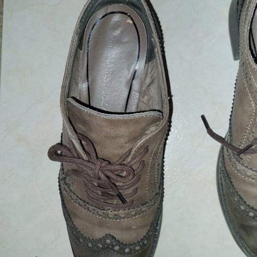 Marco Tozzi women's oxford shoes brown like new