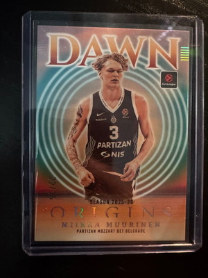 2025-26 Origins Euroleague Miikka Muurinen Dawn card new