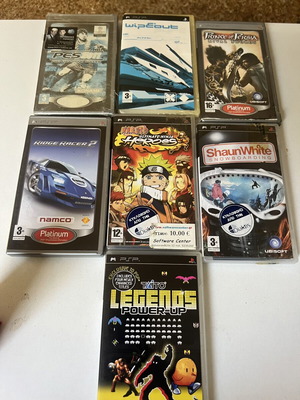 Sony PSP games bundle, complete set