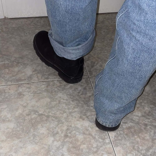 Black Vagabond ankle boots size 38 used genuine leather