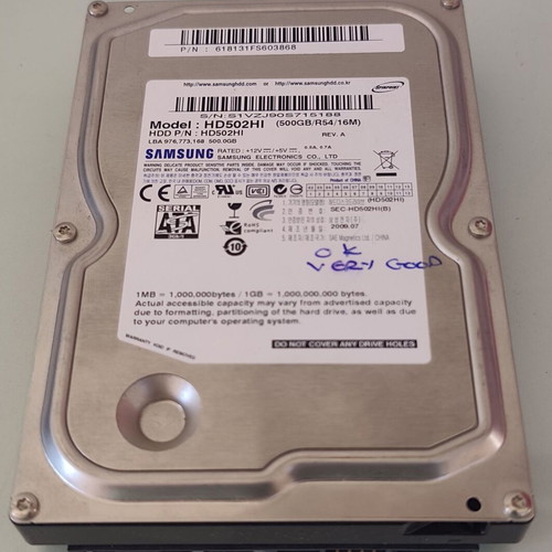 Samsung HDD 3.5" SATA 500GB
