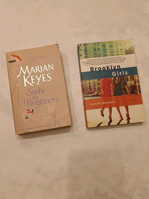 Romantic Comedy Book Duo like new, Sushi for Beginners & Brooklyn Girls