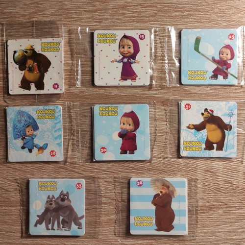 Koukou Roukou stickers various, like new, pack of 34