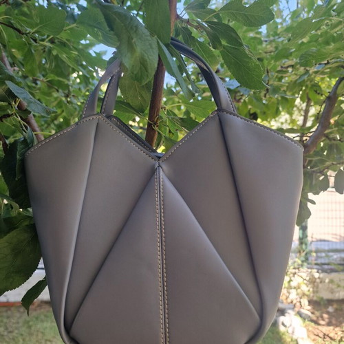 Women's bag new, white and gray, beautiful design