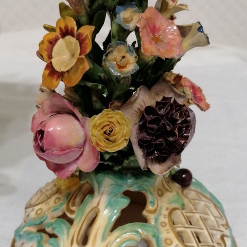 Vintage porcelain used, Victorian era, height 43 cm