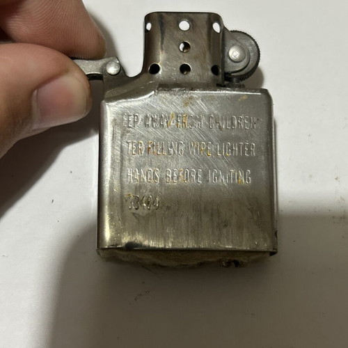 Star gasoline lighter used with American Style and You Light My Fire engravings