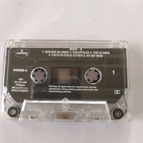 X cassette by INXS used, rock