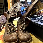  Παλαιές στρατιωτικές μπότες με γκέτες (νούμερο 41)
