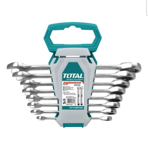 Total ratchet wrench set 8 pieces new