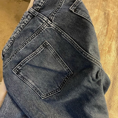 Zara high-waisted jeans like new, blue black, size L