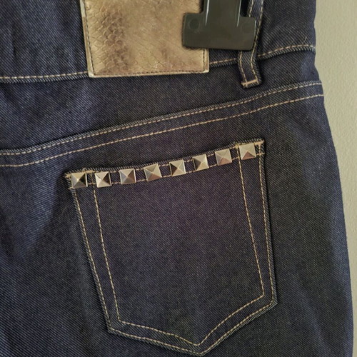Blue fitted women's jeans low waist like new
