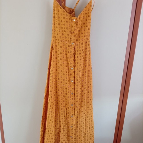 Funky Buddha long dress like new, yellow, size S
