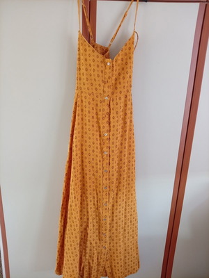 Funky Buddha long dress like new, yellow, size S