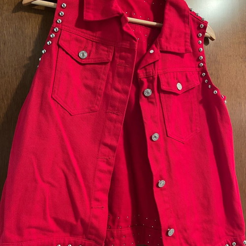 rock denim vest jacket