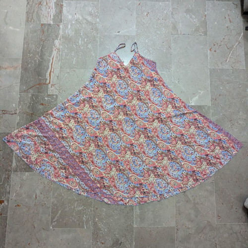Summer dress Swarna Greece paisley one size, like new, viscose