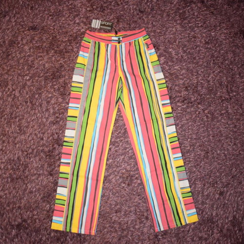 Missoni Sport Multicolor Pant Women Size S New