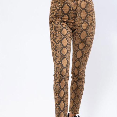 Zara animal print skinny jeans like new, black and brown