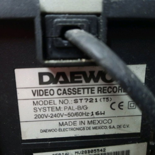 Daewoo video player for parts