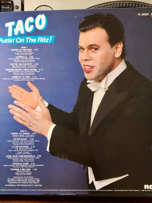 Taco Puttin' On The Ritz βινύλιο LP άλμπουμ μεταχειρισμένο, pop