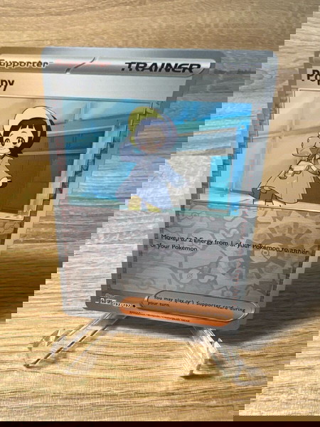 Poppy trainer reverse holo obsidian flames pokemon