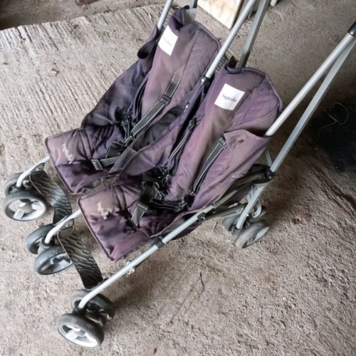Baby stroller for two used