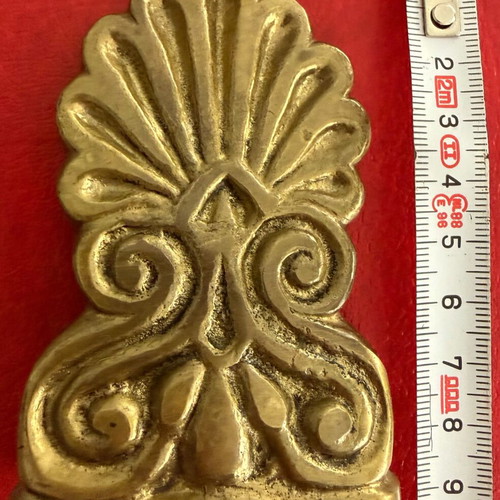 Bronze Antefix with Anthemion like new
