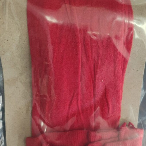Children's red tights new for ages 4-6