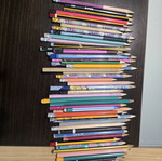 Medium pencils used, pack of 40