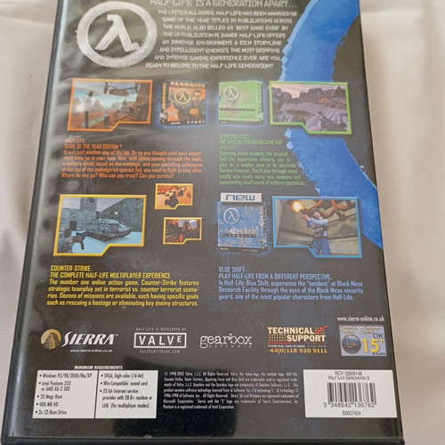 Half-Life Generation PC Collection used, 4-CD set