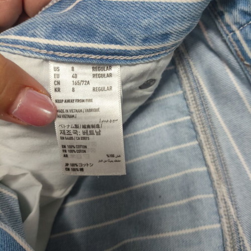 American Eagle jeans used, size L 40 12, blue