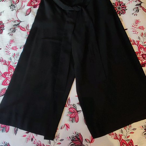 Zara black spring culottes